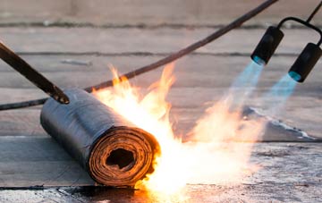 Poling asphalt flat roofing repairs