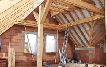 Poling attic trusses